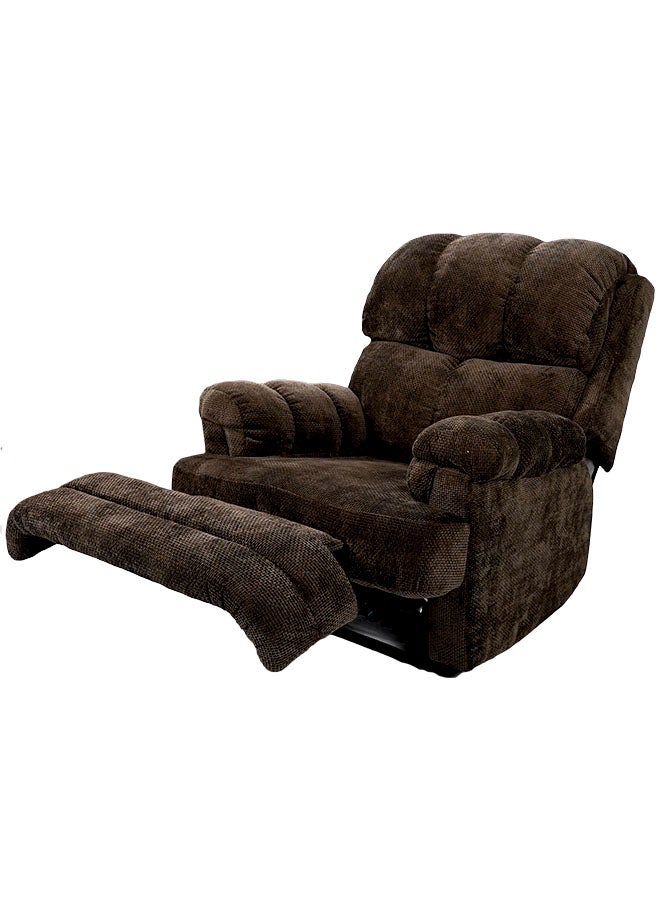 إن - هاوس NZ210 | كرسي استرخاء منجد بالشانيل - 85x77x97 سم - بني - Image 2