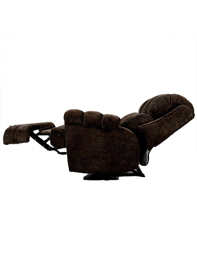 إن - هاوس NZ210 | كرسي استرخاء منجد بالشانيل - 85x77x97 سم - بني - Image 5