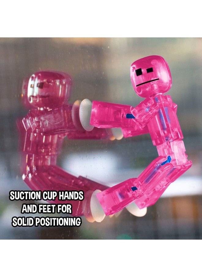 StikBot - Zing Set Of 8 Clear Collectable Action Figures And Mobile Phone Tripod Create Stop Motion Animation Great For Kids Ages 4 And Up - Image 1