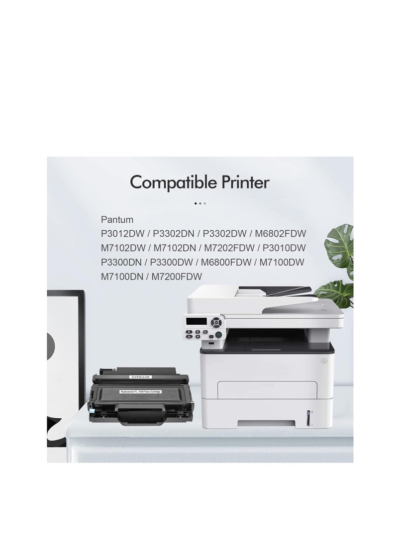 Terabyte - DL-410 Compatible Drum Unit to use with Pantum P3012, P3302, M6702, M6802, M7102, M7202, M7302 Series Monochrome Laser Printers - Image 1