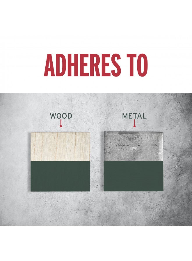 Rust-Oleum 7732830 Stops Rust Spray Paint, 12 oz, Satin Hunter Green - Image 3