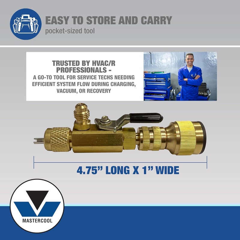 Mastercool Brass Valve Core Remover/Installer - Image 4