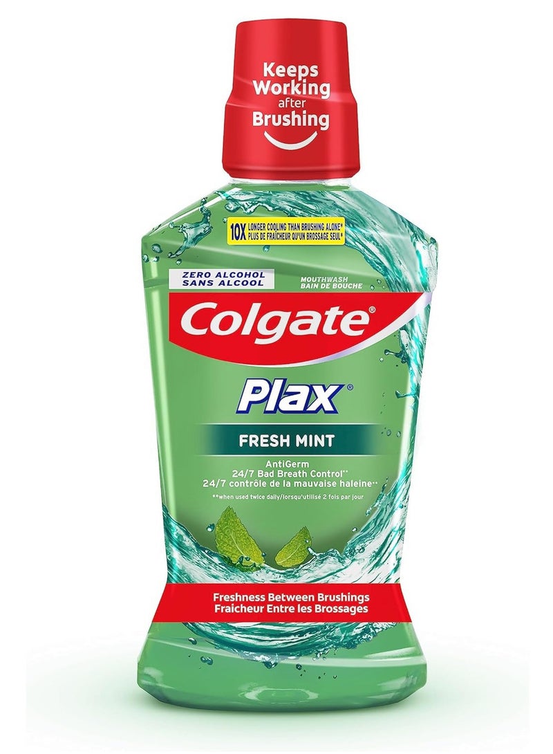 Colgate Set Of Colgate Plax Fresh Mint Mouthwash And Colgate Plax Peppermint Mouthwash 500ml - Image 3