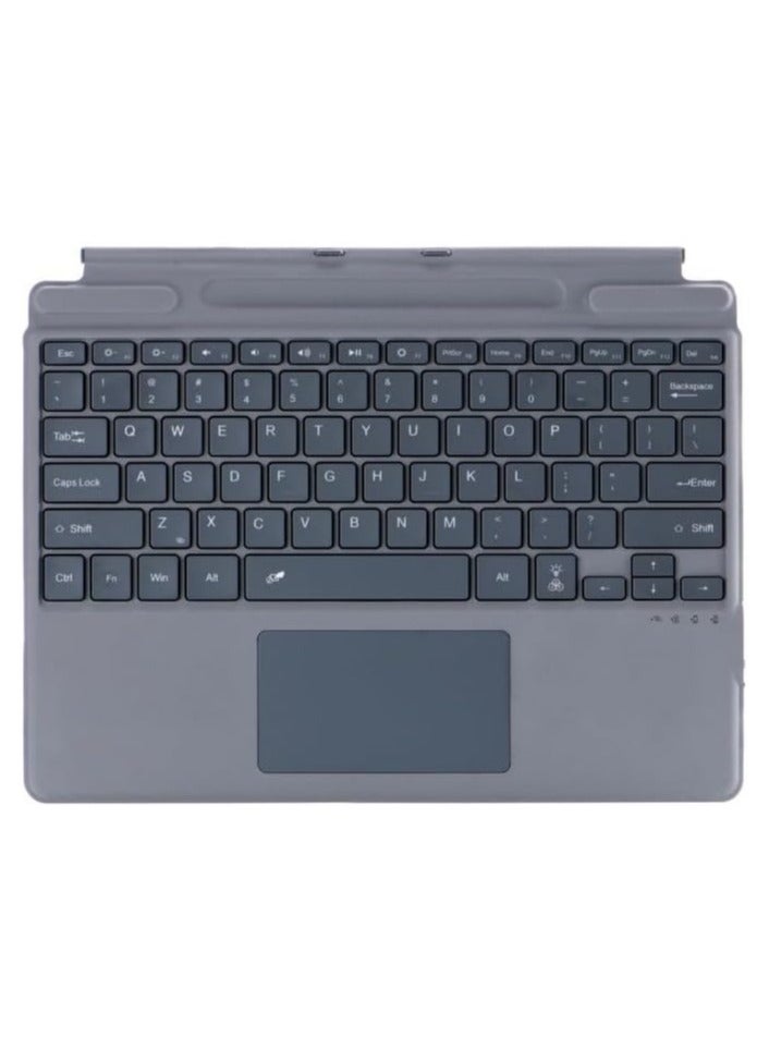 general Arabic and English Keyboard for Microsoft Surface Pro 11 X 10 9 8 7-color Keycap Alphabet Backlit Bluetooth Wireless Removable Keyboard