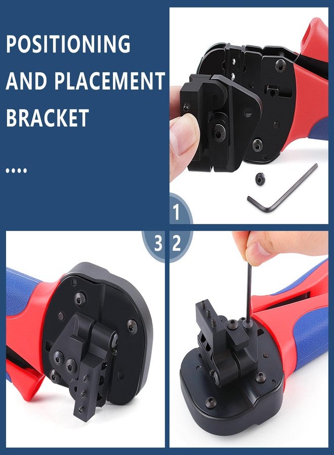 Yangoutool Solar Crimping Tool YG-2546B for AWG 14-10(2.5/4/6.0mm2) PV Connectors - Solar Panel wiring Crimper with Positioning Placement Bracket - Image 4