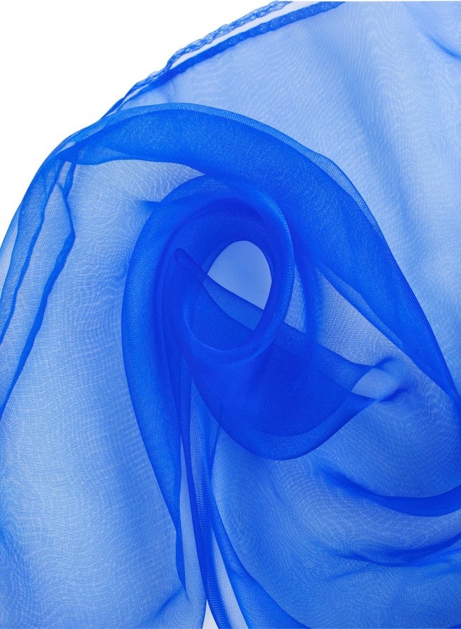 Aspire 12 PCS Juggling Dance Scarves Play Silk Scarf for Music Magic Tricks Performance Rhythm Band 12 Colors 24 Inches - Image 3