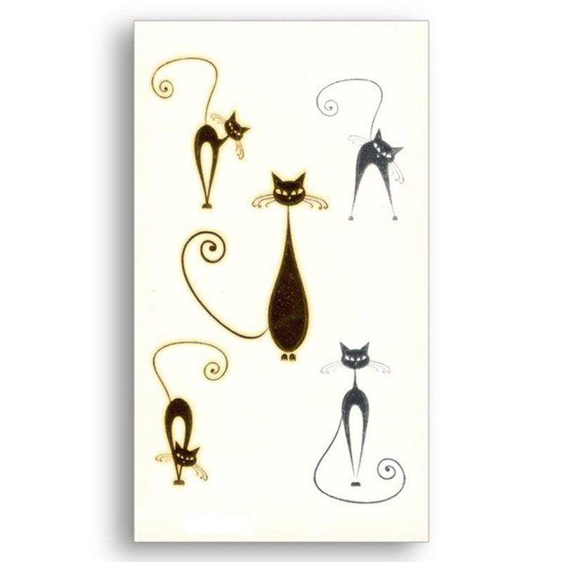 S.A.V.I 3D Temporary Tattoo Golden and Silver Metallic Sticker Design Size 10.5x6cm - 1pc. (21), Gold, 11 g - Image 4