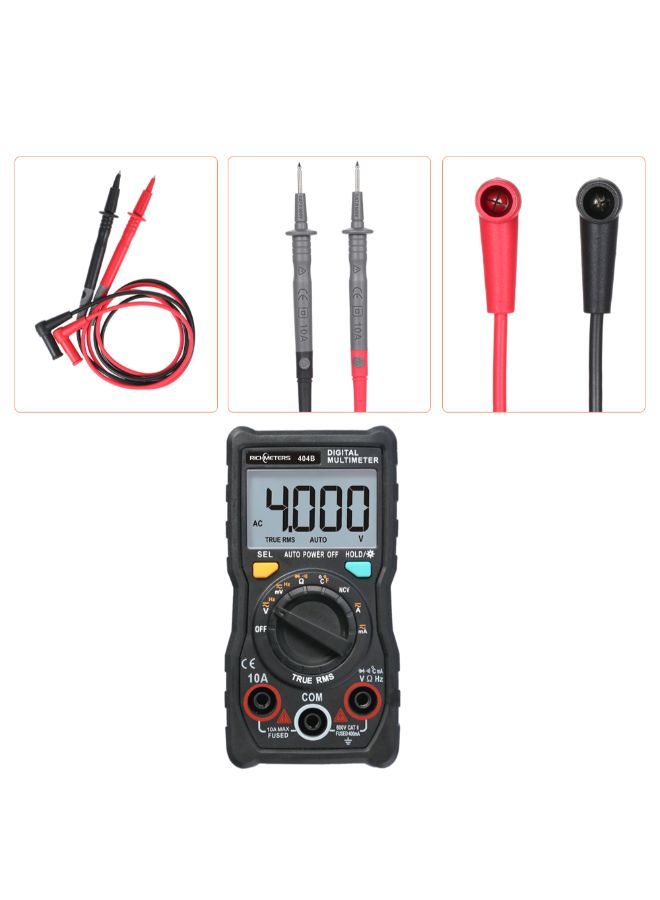 NIBEMINENT Mini Multi Meter Voltage Transistor Tester Set Black 19.00x3.50x14.00centimeter  - Image 2