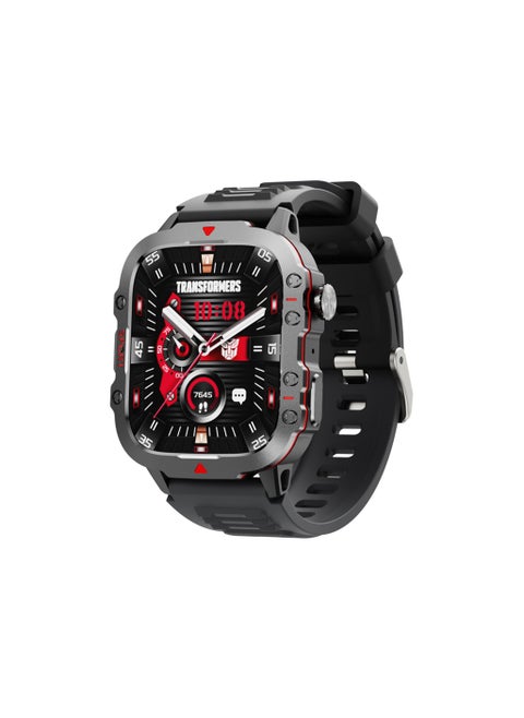 TF-H01 Smart Watch with 1.96” TFT Display, Waterproof IP68, 420mAh Battery, Advanced Health Monitoring, Bluetooth Connectivity for Calls & Notifications, Fitness Tracking Watch for Active Lifestyles - Grey