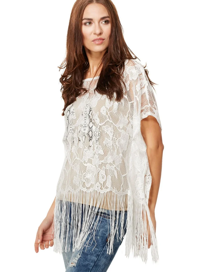 Ginger Lace Kimono Top