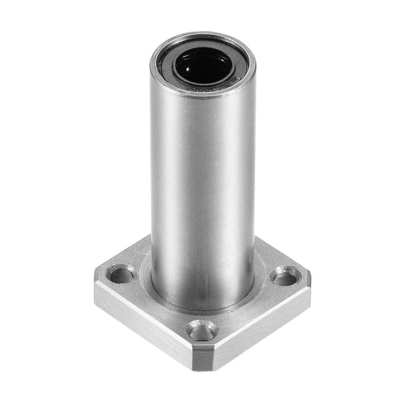 uxcell LMK8UU Extra Long Square Flange Linear Ball Bearings, 8mm Bore Dia, 15mm OD, 45mm Length - Image 1