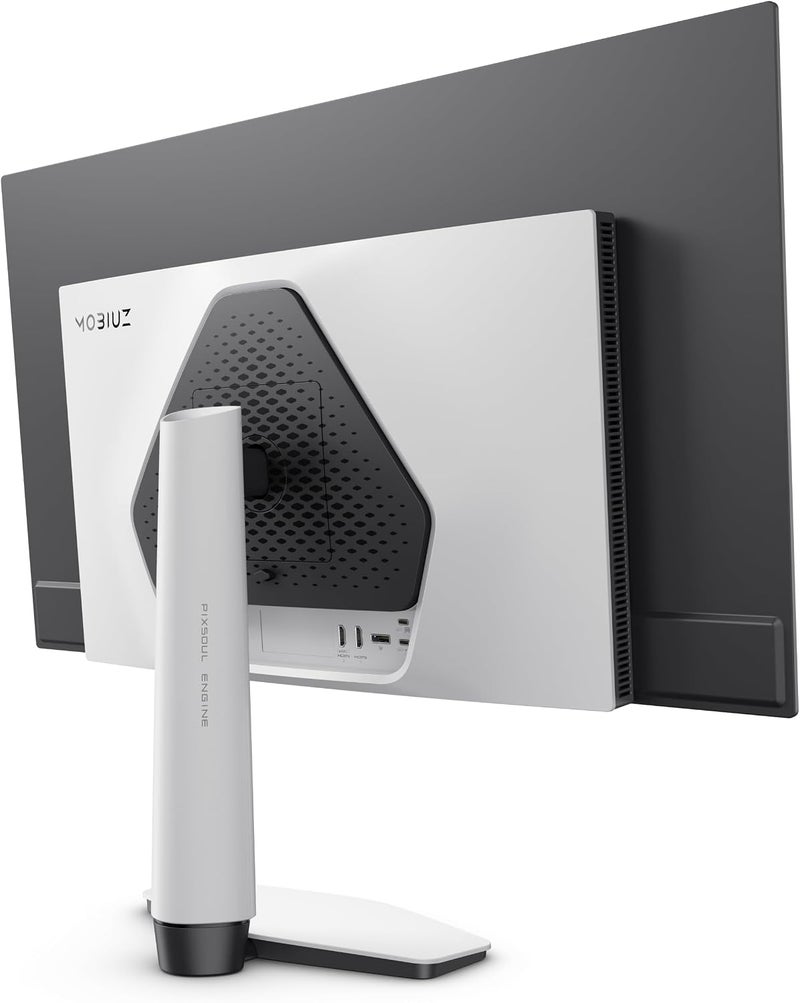 BenQ MOBIUZ EX321UZ 31.5” 4K 4th Gen QD-OLED 240Hz 0.03ms HDMI 2.1, DP2.1a(80Gbps) USB-C 90W Gaming Monitor, 99% DCI-P3, DisplayHDR 400, FreeSync Premium Pro, Remote Controller, 3-Year OLED Warranty white - Image 3