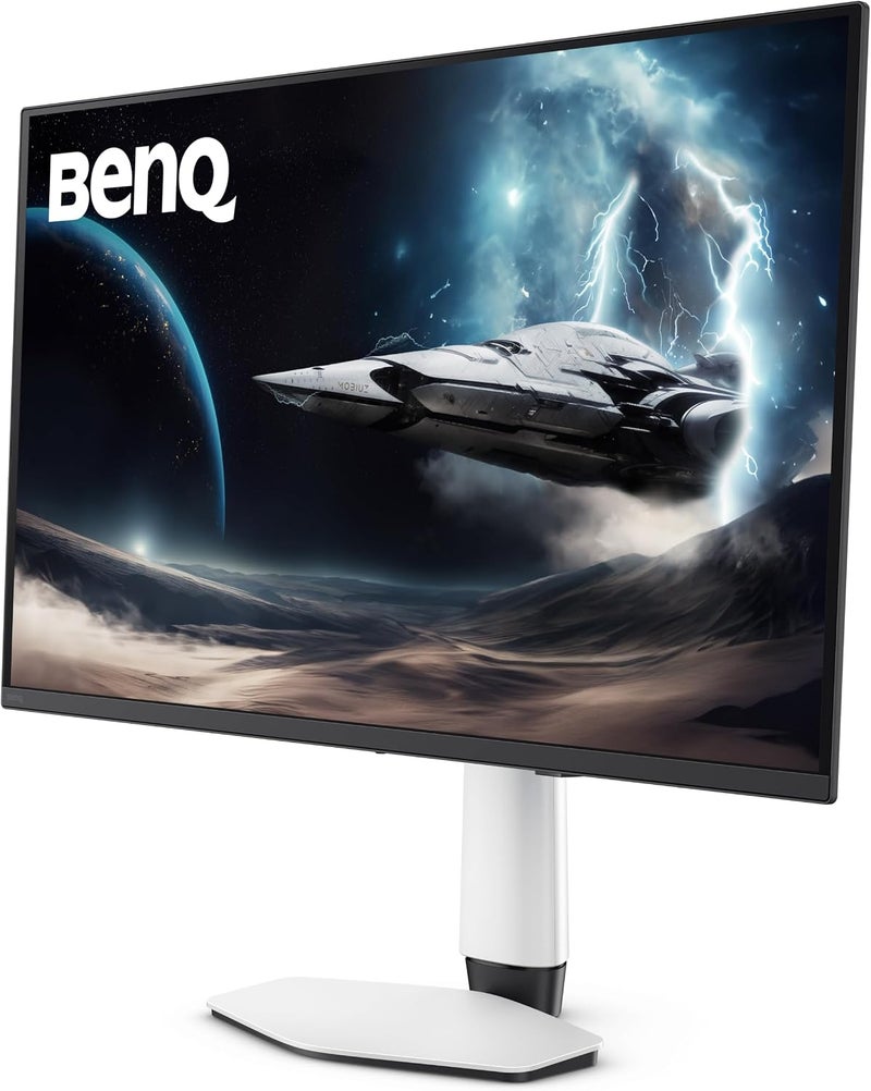 BenQ MOBIUZ EX321UZ 31.5” 4K 4th Gen QD-OLED 240Hz 0.03ms HDMI 2.1, DP2.1a(80Gbps) USB-C 90W Gaming Monitor, 99% DCI-P3, DisplayHDR 400, FreeSync Premium Pro, Remote Controller, 3-Year OLED Warranty white - Image 2