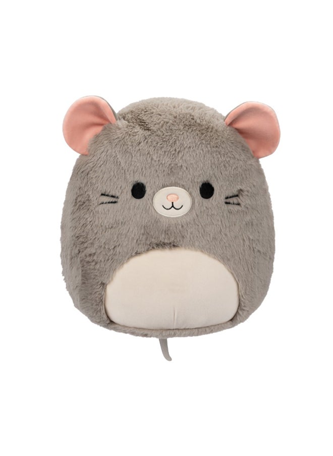 Squishmallows 12 inch Misty Grey Mouse Fuzzamallow , Officially Licensed Kellytoy Plush Toy, Colorful Soft Toy, Gift for Kids, Girls & Boys Washable Squishy Stuff Toy Multicolor All Age  - Image 1