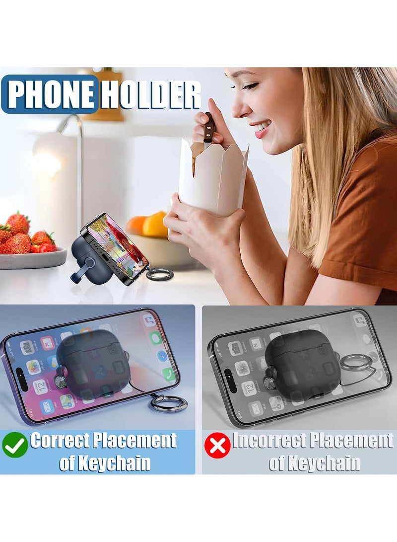 ANYOGRO Compatible with AirPods Pro 3 Case Cover for Women Men, Unique Musician Headset Design, PC Material Protective Case with Cleaner Kit and Keychain for AirPods Pro 3rd Generation 2025 - Image 5