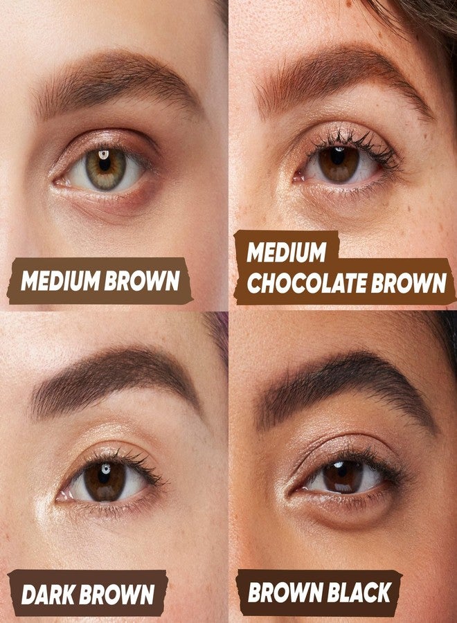 Kosas Brow Pop Eyebrow Pencil – Brow Pencil with Spoolie, Dark Brown - Image 4