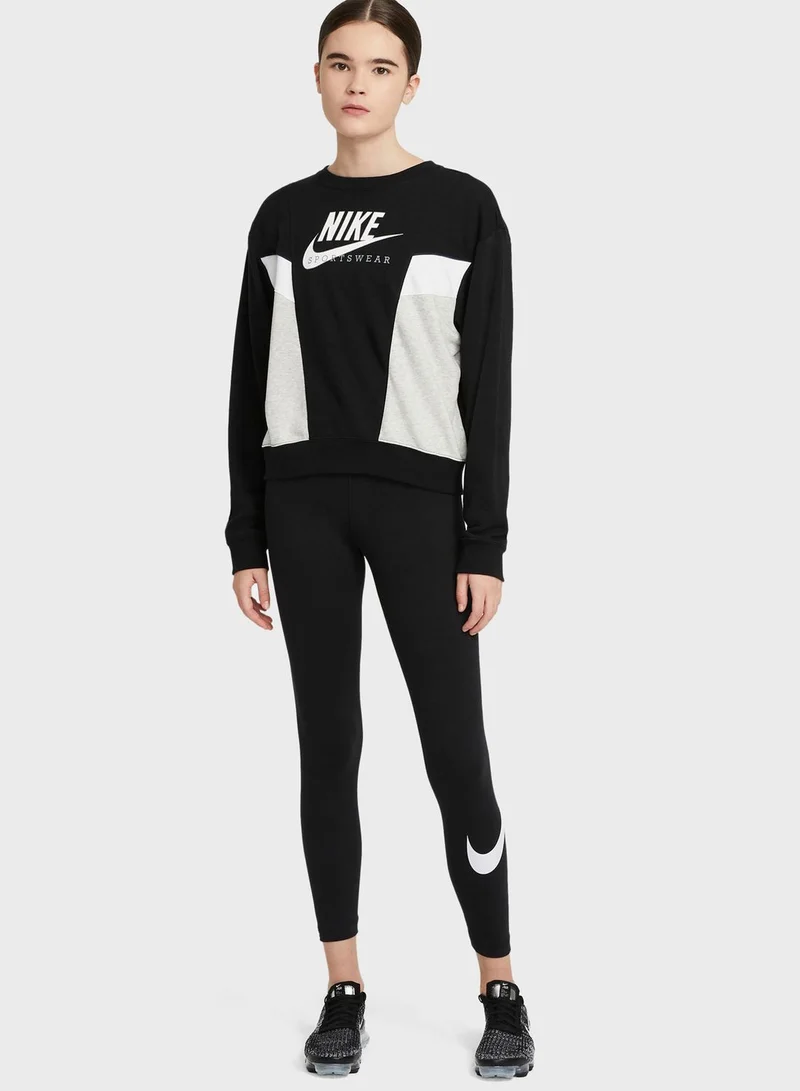 Nike NSW Essential Swoosh Leggings