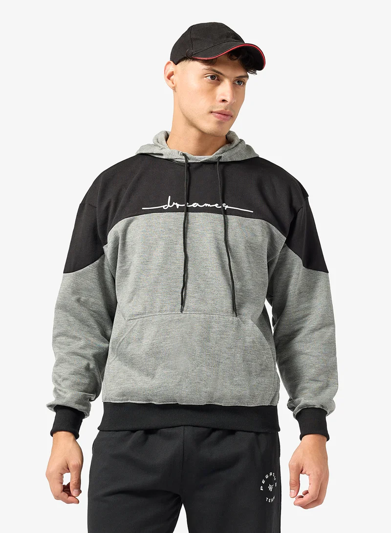 Seventy Five Basics Graphic Print Hoodie
