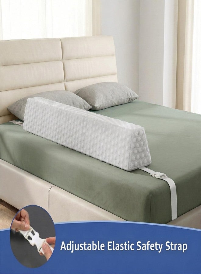 YENING Bed Bumpers for Toddlers with Strap Under Sheet Anti-Slip Foam Bed Bumper for Twin Full Queen King Kids Bed - Image 2