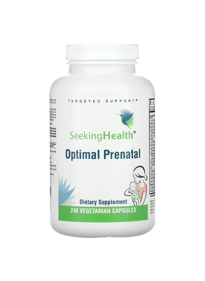 Seeking Health Seeking Health, Optimal Prenatal, 240 Vegetarian Capsules  - Image 1