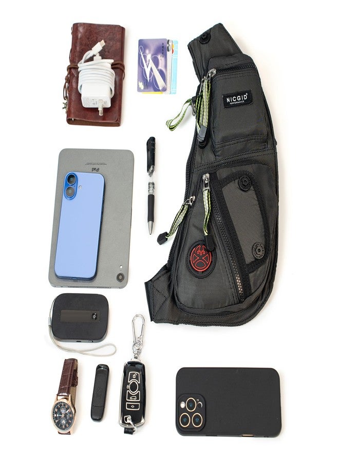 NICGID Sling Bag Chest Shoulder Backpack Crossbody Bags Casual Daypack for Men Women - Image 3