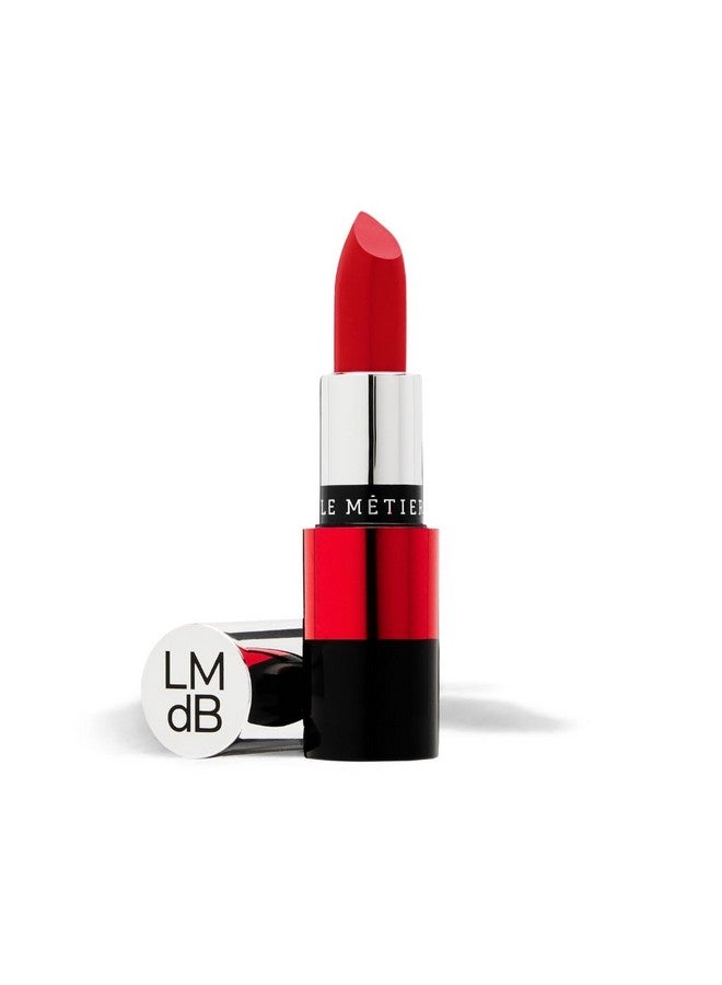 Le Metier De Beaute Colour Core Long-Lasting Matte Lipstick, Highly Pigmented Color, Infused with Argan Oil & Vitamin E (New York - classic red) - Image 1
