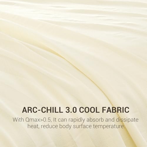 Elegear Revolutionary Cooling Throw Blanket, Absorbs Heat to Keep Body Cool for Night Sweats, Double Sided Arc-Chill3.0 Cooling Fiber Q-Max>0.5, Lightweight Summer Cold Blankets for Sleeping 51“ x 67” - Image 3