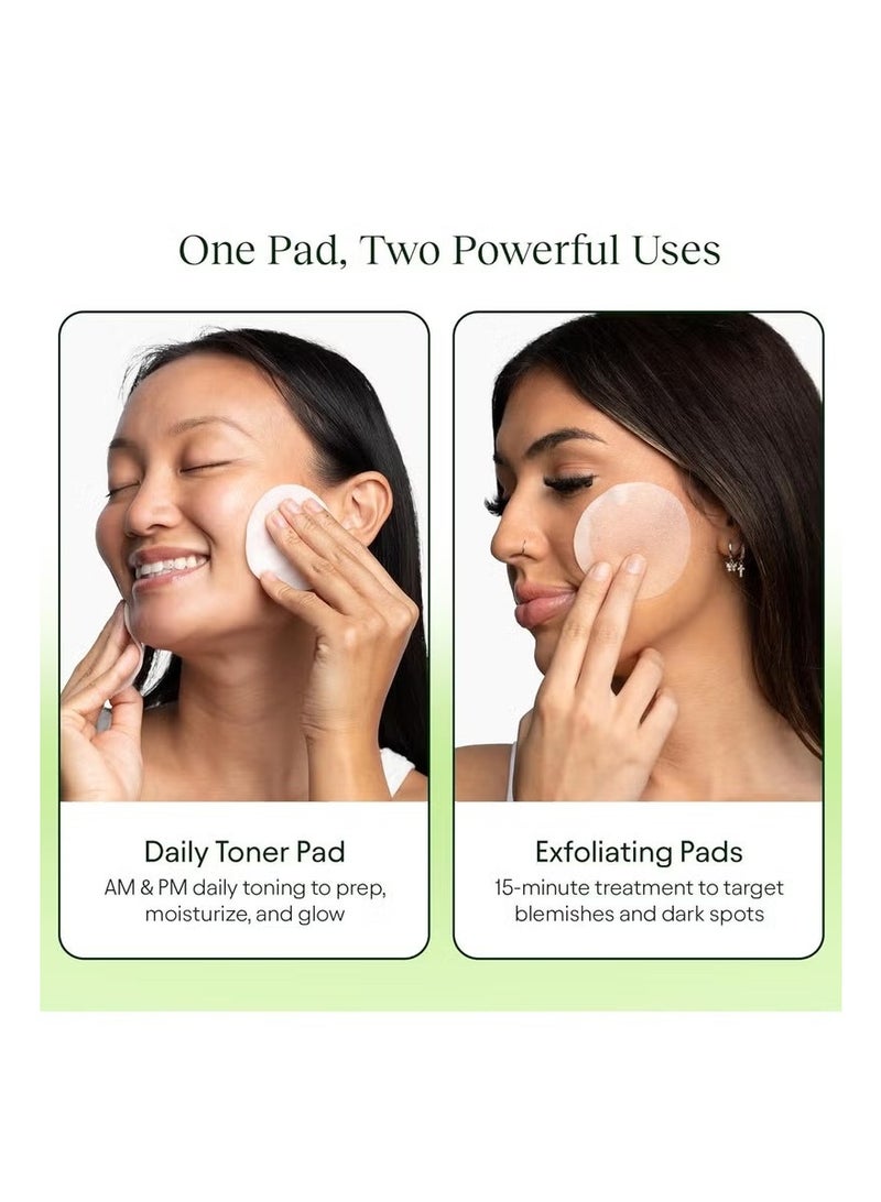 Jiyu Toning Polish Pads - Korean Skincare for Dark Spots, Wrinkles & Dull Skin - Hydrating Facial Treatment with Snail Mucin, Niacinamide, Peptides & Centella - 100 Count - Image 3