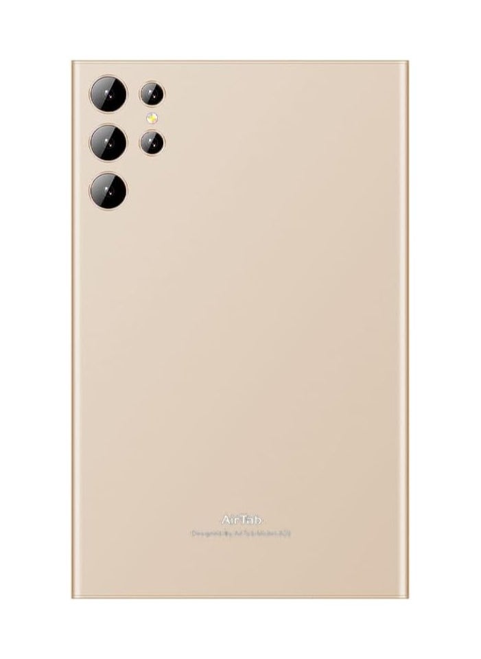 AirTab - AirTab A09 Tablet with Keyboard, 8 inch FHD Screen, 1TB Internal Memory, 16GB RAM - with Powerful 10,000mAh Battery, Gold - Image 1