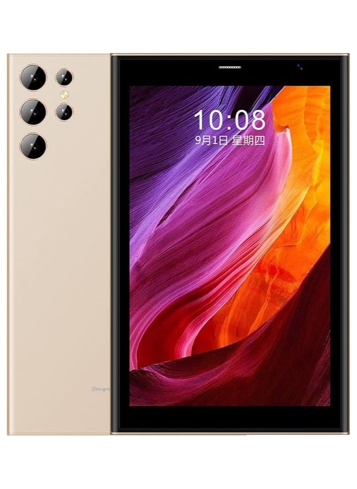 AirTab - AirTab A09 Tablet with Keyboard, 8 inch FHD Screen, 1TB Internal Memory, 16GB RAM - with Powerful 10,000mAh Battery, Gold - Image 1