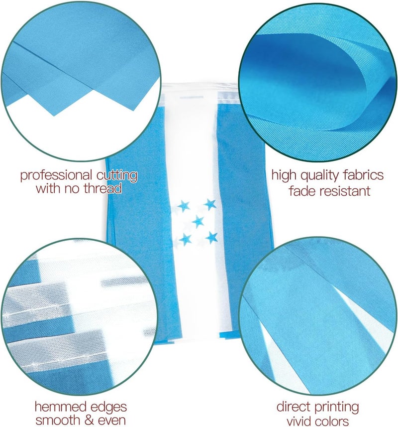 Anley Honduras String Flag Pennant Banners, Patriotic Events 15th of September Honduran Independence Day Decoration Sports Bars - 33 Feet 38 Flags - Image 2