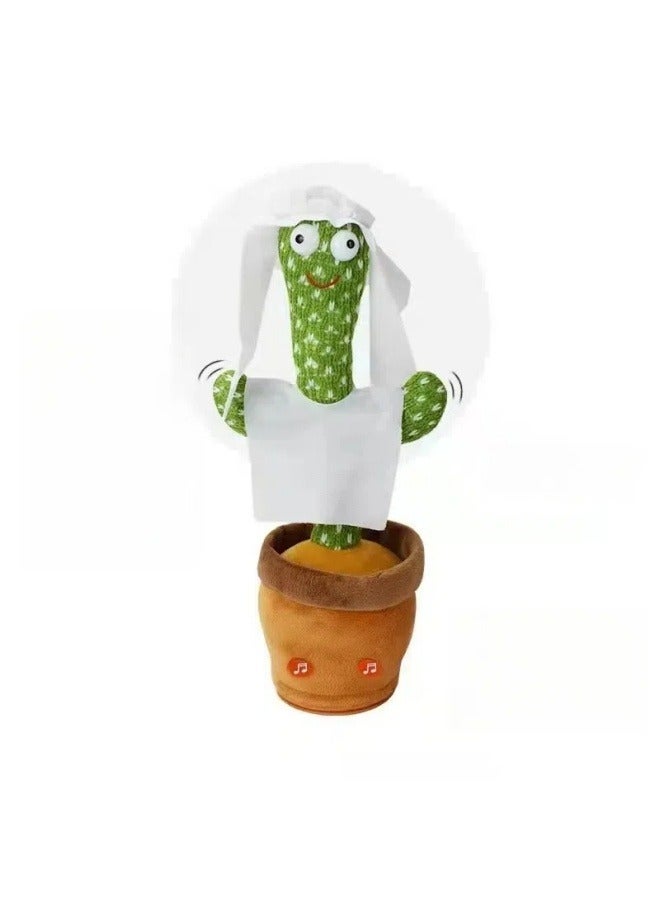 general Dancing cactus enchanting flowers can talk, sing and dance electric plush toys as gifts for family and friends