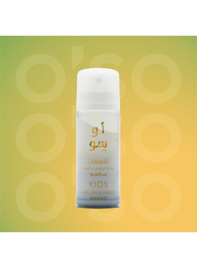 O'so Air Freshener For Beds And Kids' Rooms - Mango Flavor - 50ml - Image 2