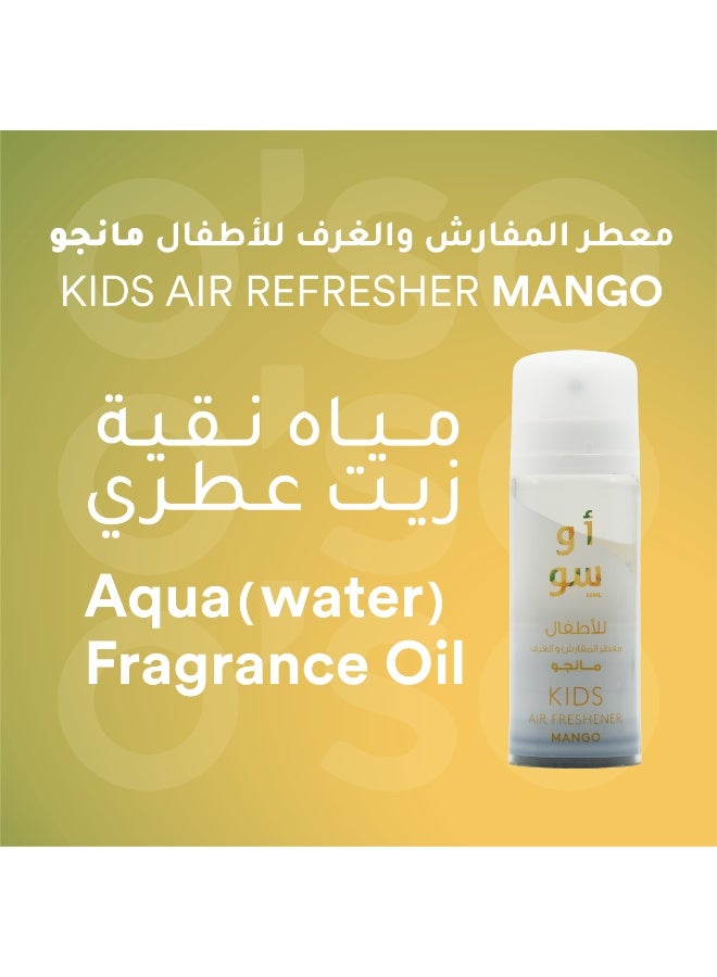 O'so Air Freshener For Beds And Kids' Rooms - Mango Flavor - 50ml - Image 3