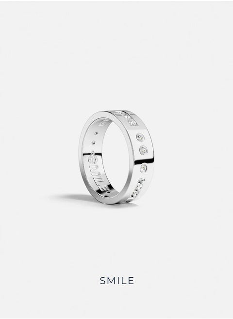 APM SMILE Morse Code Ring
