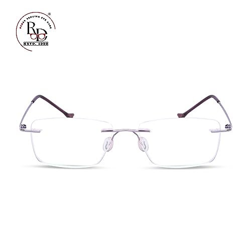 Redex Titanium Glasses Frame, Rimless Frameless Optical Eyewear Eyeglasses for Men and Women - Image 2
