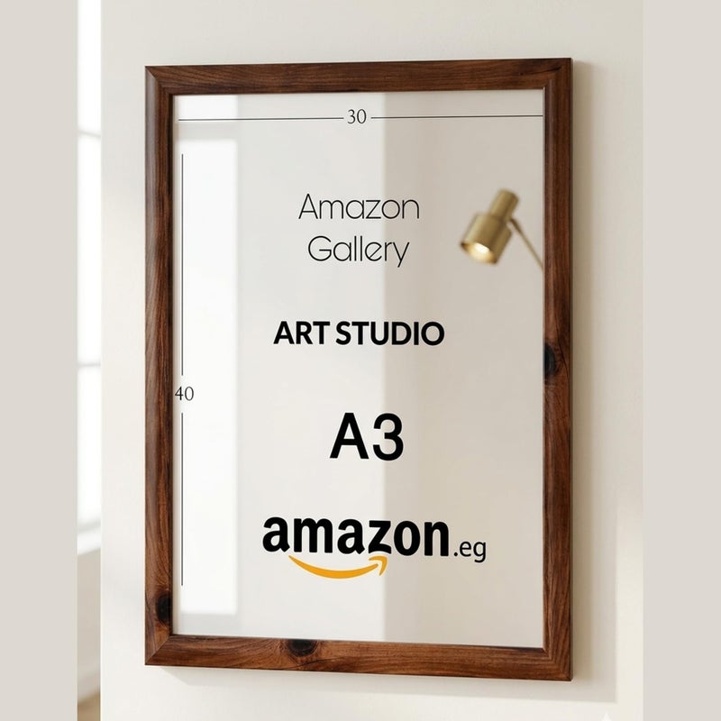 A3 Photo Frame 30x40 Cm,Wall (Brown-M10) - Image 5