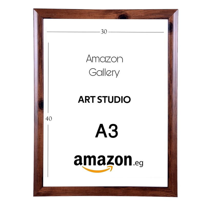 A3 Photo Frame 30x40 Cm,Wall (Brown-M10) - Image 2