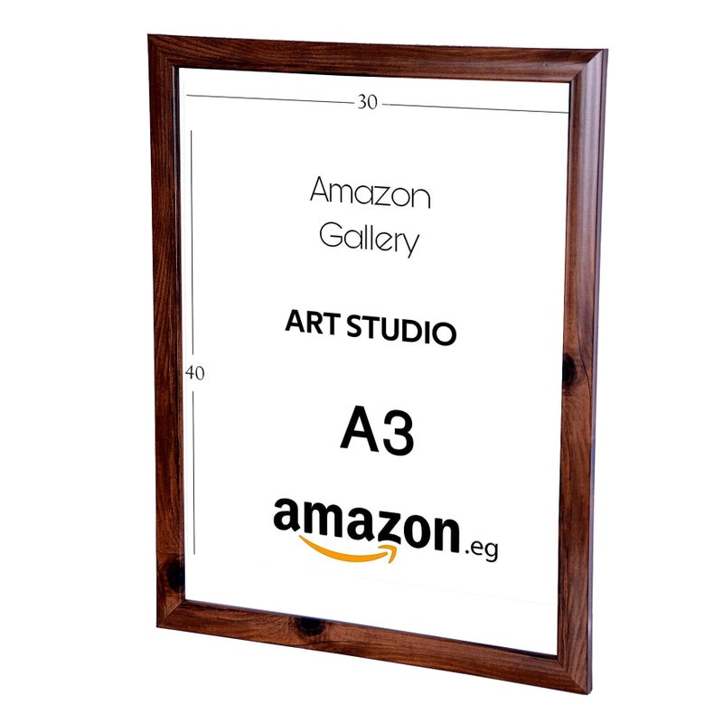A3 Photo Frame 30x40 Cm,Wall (Brown-M10) - Image 4