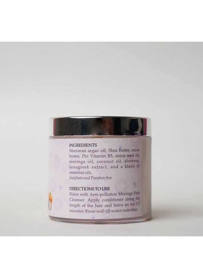 DAIVIK MORINGA GIFT OF NATURE Daivik Moringa Extra Luxrious Moringa Hair Conditioner Revitalizes And Nourishes Damaged Hair All Hair Types Pure & Natural Hair Care Conditioner Moisturises The Hair And Scalp 110G - Image 3