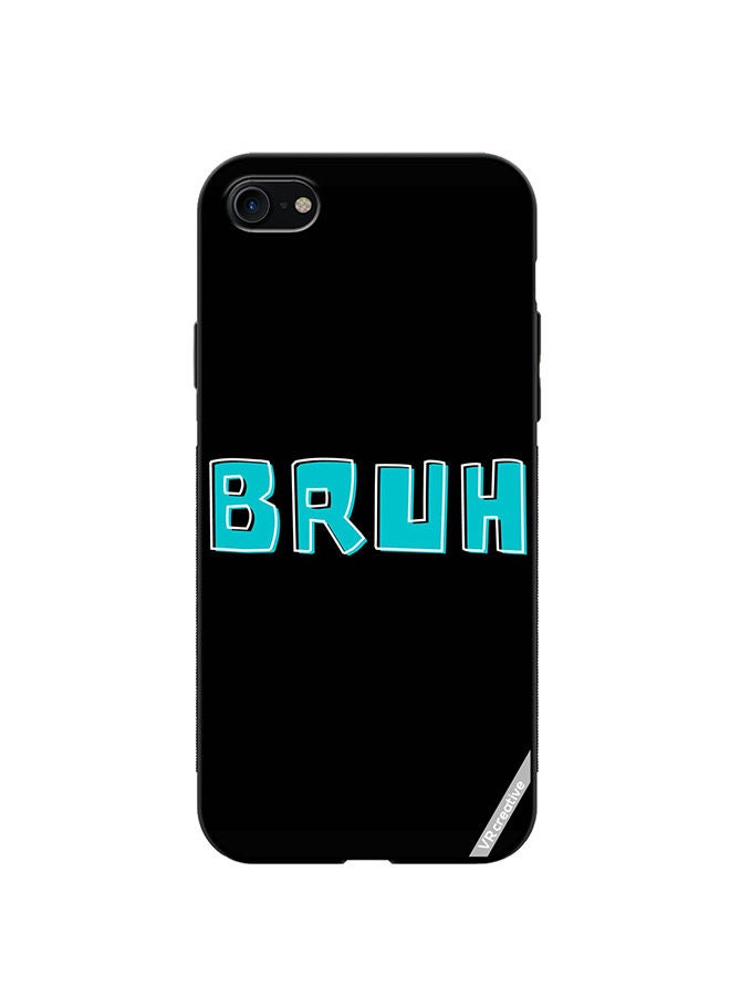 VR CREATIVE Protective Case Cover For Apple iPhone SE (2022) Bruh Design Multicolour - Image 1