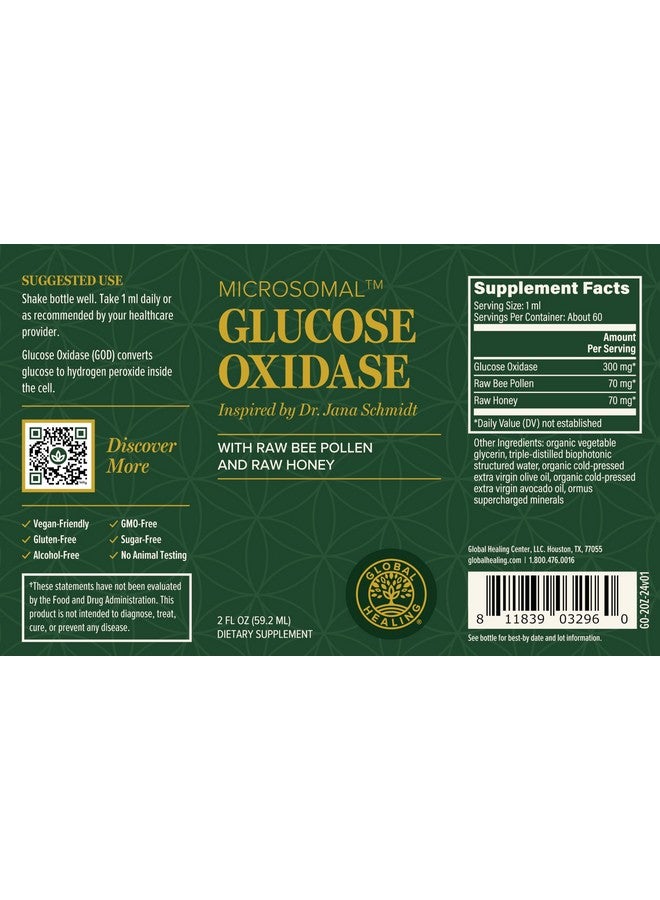 global healing center Global Healing Glucose Oxidase - 2 Fl Oz - Image 3