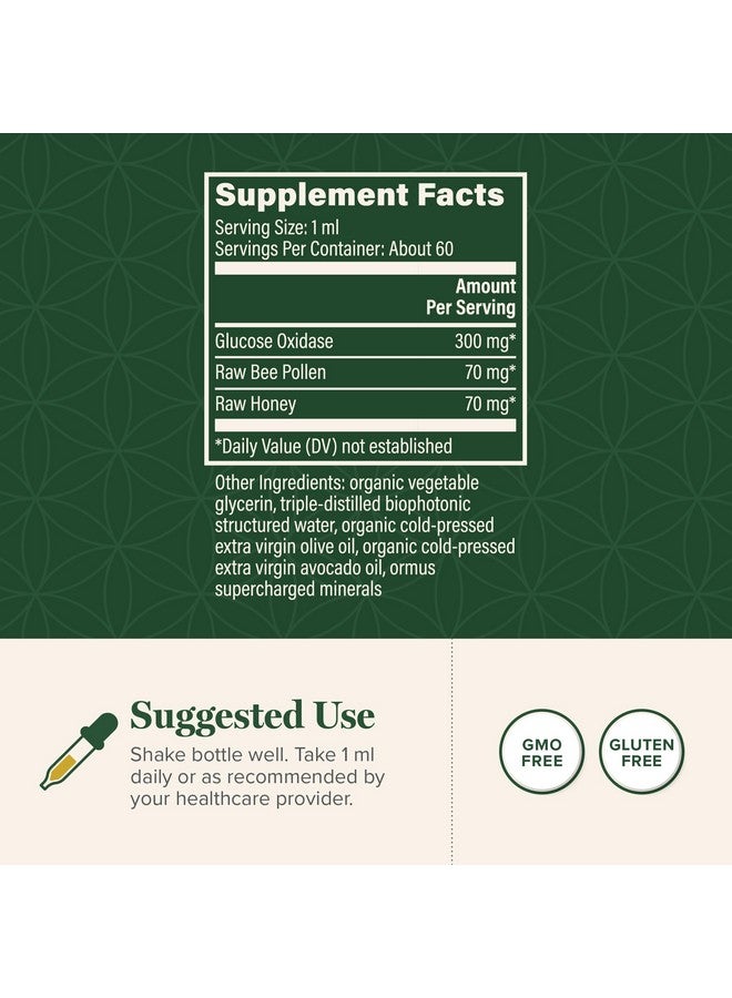 global healing center Global Healing Glucose Oxidase - 2 Fl Oz - Image 2