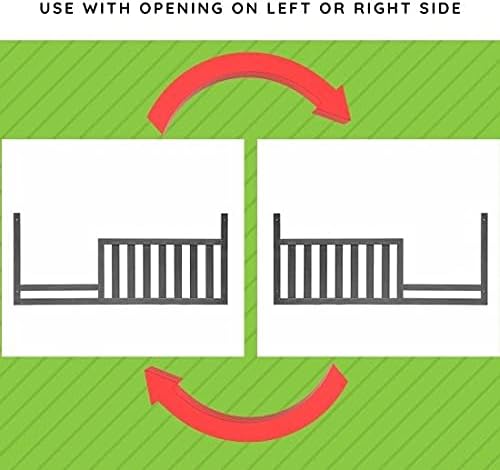 CC KITS Toddler Bed Safety Guard Rail for Westwood Design Convertible Cribs  Solid Wood Rail for Convertible Crib to Toddler Bed Conversion  Safety Rails for Childrens Beds River Rock Taylor - Image 3