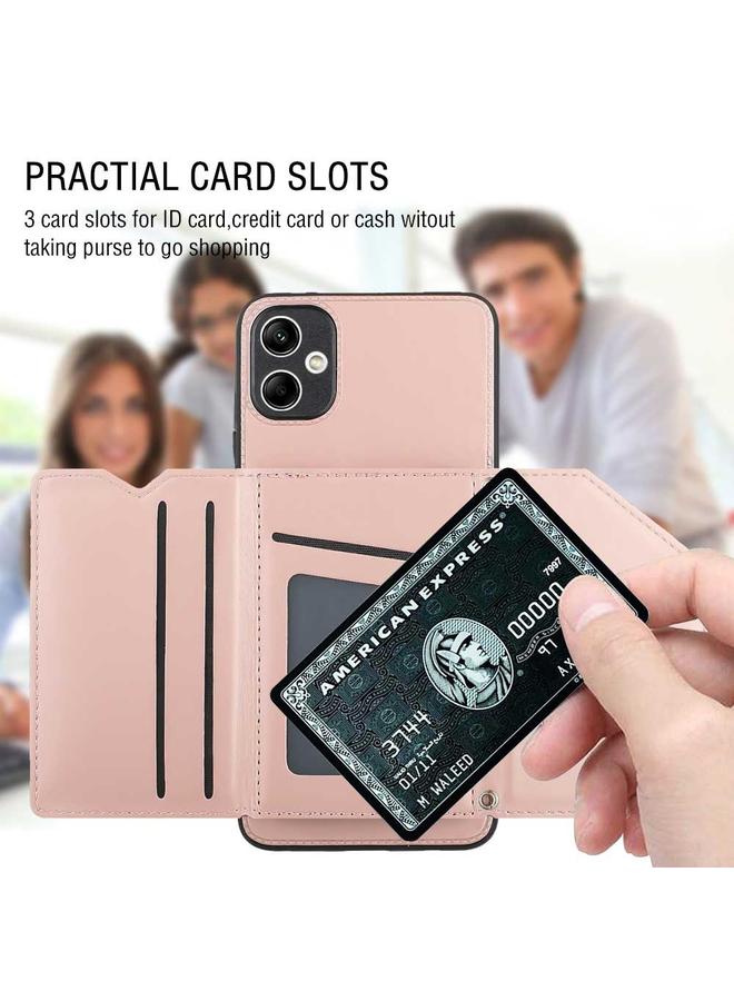 erorex Case For Samsung Galaxy A05 Skin Feel PU + TPU + PC Card Slots Phone Case - Image 5