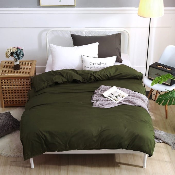 FYDREAMS WEIGHTED BLANKET DUVET COVER 60X80 INCHES WITH 8 TIESZIPPER ON LONG SIDE100 COTTON AMY GREENJUST DUVET COVER