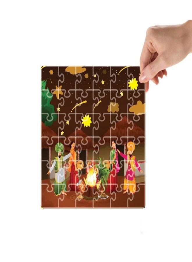 Mittimate Lohri Jigsaw Puzzle Game for Kids Age 4 to 6 Old I 36 Pieces Puzzle Toy I Birthday Gift for Children - Image 1
