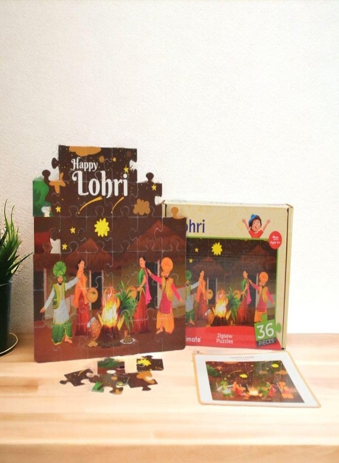 Mittimate Lohri Jigsaw Puzzle Game for Kids Age 4 to 6 Old I 36 Pieces Puzzle Toy I Birthday Gift for Children - Image 2