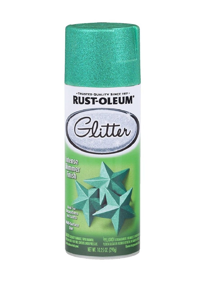 RUST-OLEUM - Rustoleum 10.25Oz Turquoise Gliter Spray - Image 1