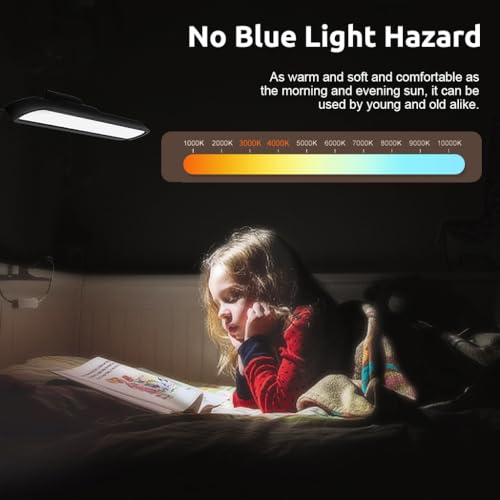 ELEPHANTBOAT Plastic Led Cabinet Lights With Magnet,Eye-Protection Study Light,3 Color Led Light,Touch Button Control,2000Mah Battery,Magnetic Installation Led Lights For Wardrobe,Closet,Bedside,White - Image 4